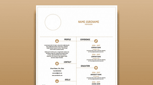Classic CV template