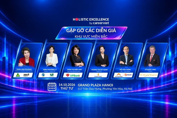 Holistic Excellence S-DNA 2026: 6 Gương Mặt Diễn Giả Quyền Lực Tại Hà Nội