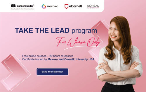 CareerViet và Mexoxo Hợp Tác Trao Tặng Hơn 10,000 Khóa Học Lãnh Đạo Trị Giá 800 USD dành cho Phụ Nữ