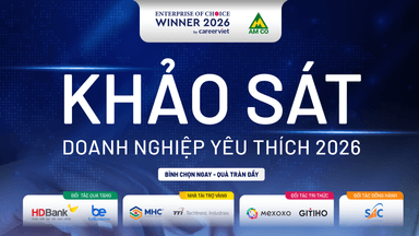 CAREERVIET KHỞI ĐỘNG KHẢO SÁT “DOANH NGHIỆP YÊU THÍCH 2026”